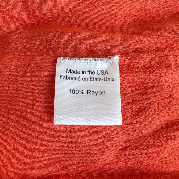 NWT Orange Tie Dye Tie Waist Duster - Picture 5 of 13